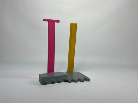 Multi-Colored Wooden Therapy Tool for Child Development Stock Photos