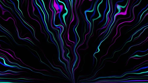 Multi colors Wave lights traveling. Stock Footage 231032587