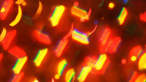 Multi colour blur bokeh crystal light abstract background. 003. 4K Stock Footage 113620366