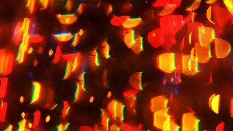 Multi colour blur bokeh crystal light abstract background. 006. 4K Stock Footage 113620837