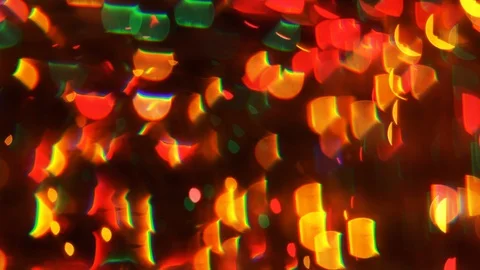 Multi colour blur bokeh crystal light abstract background. 007. 4K Stock Footage 113621592