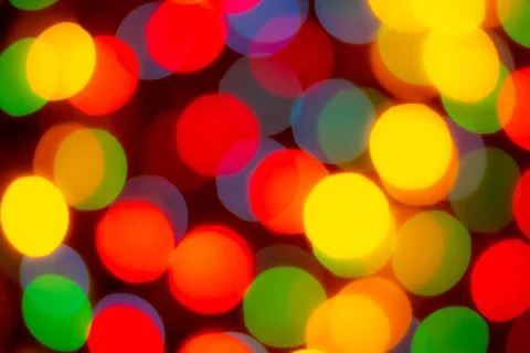 Multi Colour Blur Bokeh Light. Stock Photos