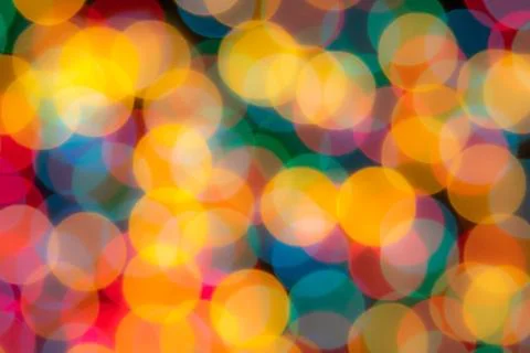 Multi Colour Blur Bokeh Light. Stock Photos