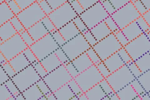 Multi colour dot rectangular repeat pattern in off white background Stock Illustration