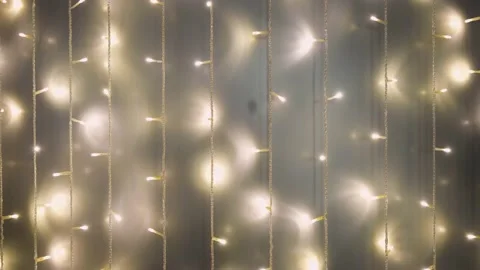 Multi-colour flickering defocused lights at night Video stock 219710621