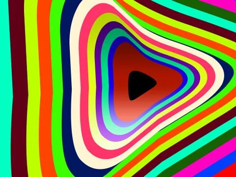 Multi colour triangle shapes beautiful illustration Illustrazione stock