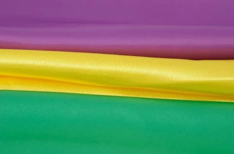 Multi-coloured fabrics Stock Photos