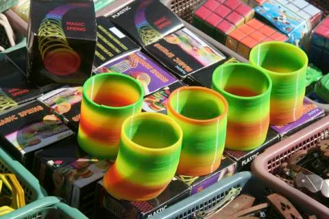 Multi-coloured Magic Springs Stock Photos