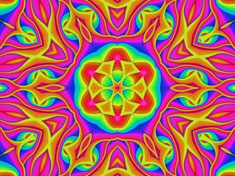 Multi coloured pattern Stock Illustration