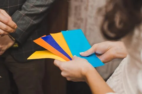 Multi-coloured sheets 984. Stock Photos