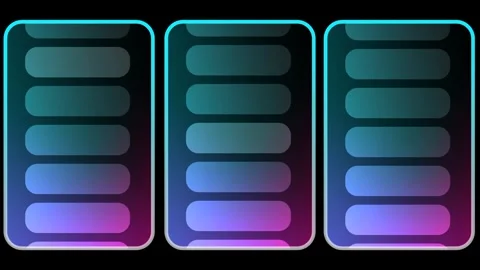 Multi Column Grid Stock Footage 336063185