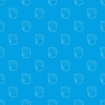 Multi cooker pattern seamless blue イラスト素材