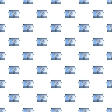 Multi cooker seamless pattern kitchen appliance equipment baking repeating .. イラスト素材