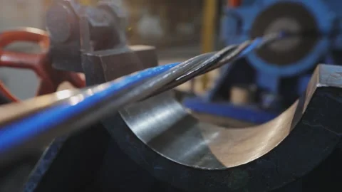 Multi-core cable weaving process, cable production in a modern factory. Multi Stock Footage 155705546