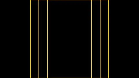 Multi Crop Guide Overlay, Square Portrait and Vertical Framing References w.. Illustrazione stock