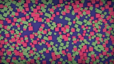 Multi-Cube Motion Background Loop Stock Footage 159028819