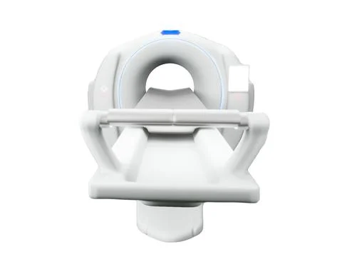 The Multi detector CT Scanner or Computed Tomography  3D .clipping path. Stock Illustration