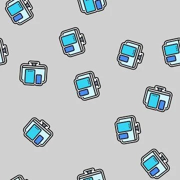 Multi device compatibility vector seamless pattern 스톡 일러스트