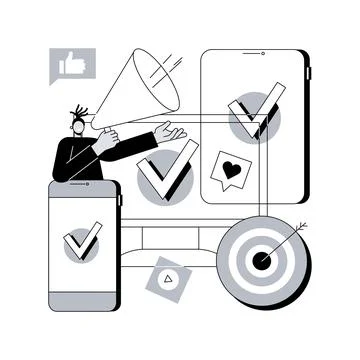 Multi device targeting abstract concept vector illustration. Stock Illustration