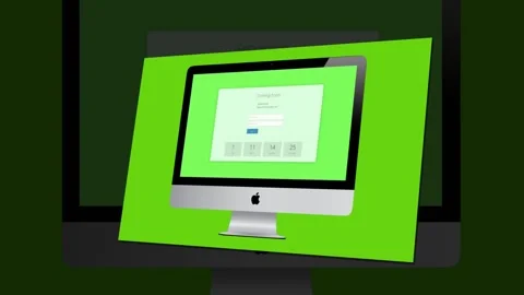 Multi device video in green screen Stock Footage 161766911