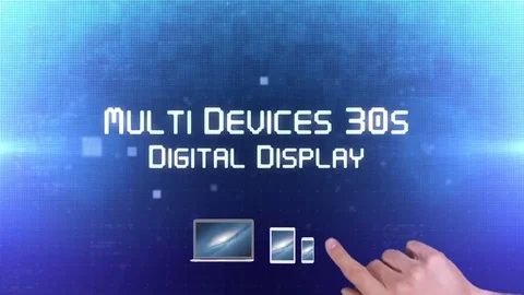 Multi Devices 30s Digital Display - After Effects Template Stock After Effects