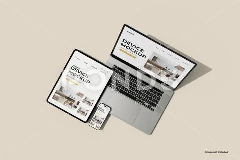Multi Devices Screen Mockup PSD 模板