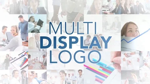 Multi Display Logo - After Effects Template Stock After Effects
