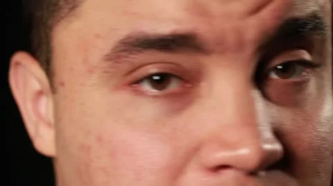 Multi-Ethnic Guy Close Stock Footage 8989122