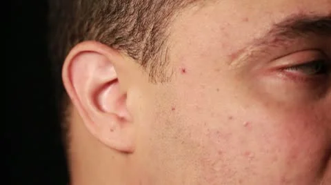 Multi-Ethnic Guy Close Smile Stock Footage 8989116