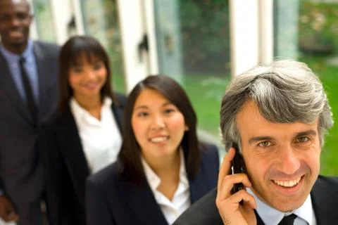 Multi ethnic team Stock Photos