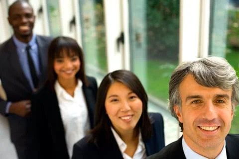 Multi ethnic team Stock Photos