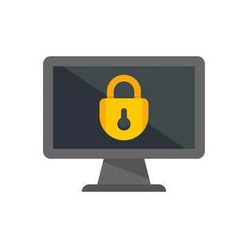 Multi-factor authentication icon flat isolated vector Stock Illustration