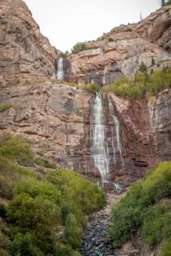 Multi Fall Waterfall Foto stock