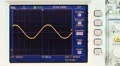 Multi frequency sine wave on oscilloscope HD Footage