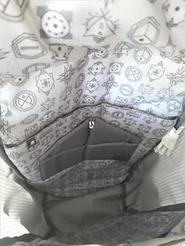 Multi functional back pack for traveling Foto stock