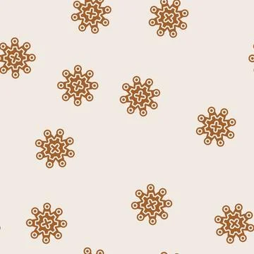 Multi functional design glyph seamless pattern Illustrazione stock