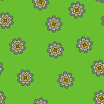Multi functional design vector seamless pattern イラスト素材