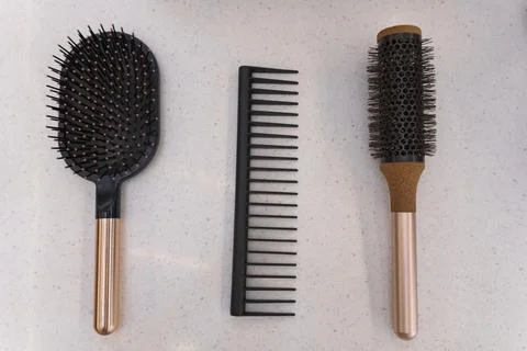 Multi-Functional Hair Styler with Interchangeable Attachments Stock Photos
