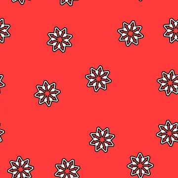 Multi functional vector seamless pattern イラスト素材
