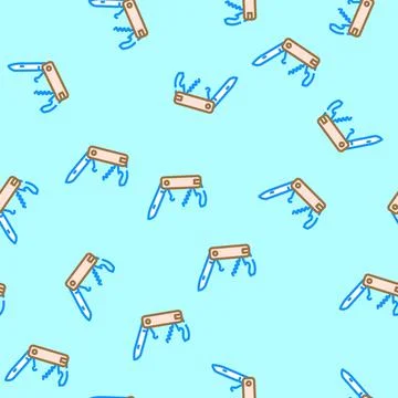 Multi functional vector seamless pattern イラスト素材