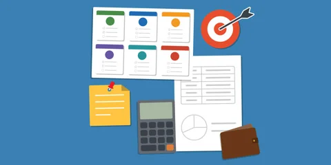 Multi-Goal Planning Animation 스톡 동영상 341447825