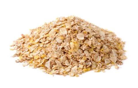 Multi grain flakes Stock Photos