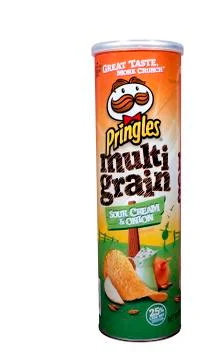 Multi grain Pringles 库存照片