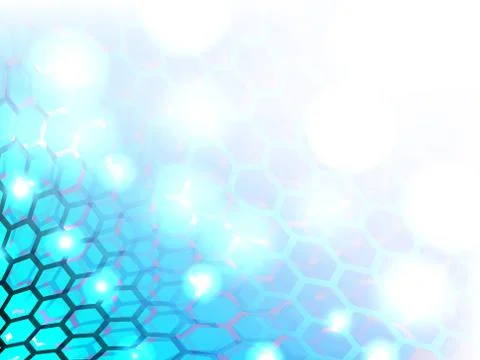 Multi hexagon abstract ground. Stock Illustration