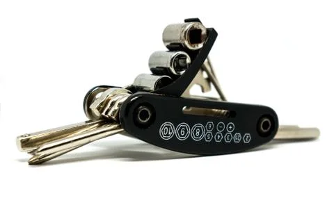 Multi-key for bicycle Stock Photos