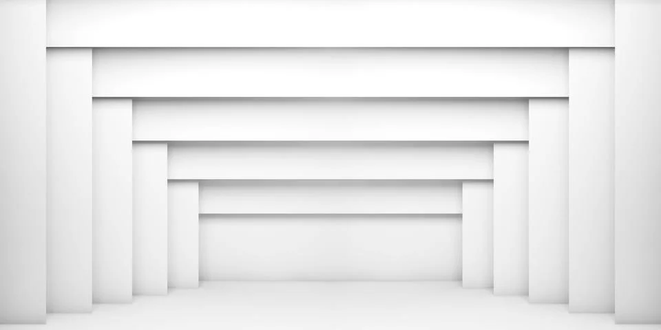 Multi layered frames, digital 3d illustration Stock-Illustration