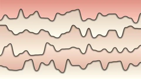 Multi layers 3D papercut color vector background design effect. Abstract topo 스톡 일러스트