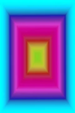 Multi-layers of Gradient Blue and Hot Pink 3D Frames for Abstract Background 스톡 일러스트
