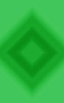 Multi-layers Gradient Green 3D Diamond Square Frames for Abstract Background Stock Illustration