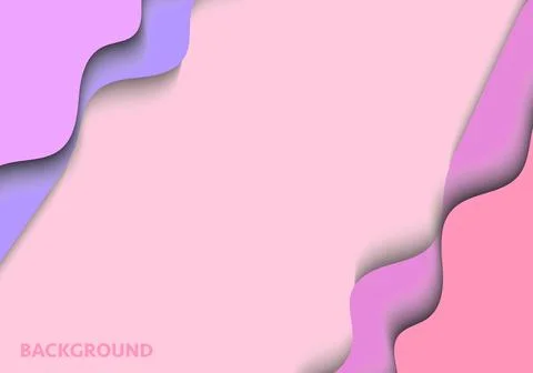Multi layers purple texture 3D papercut layers in gradient vector banner. Abstra Stock Illustration